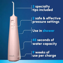 Pink Cordless Pulse 3100 Water Flosser – Blush Pink (WF-20CD014)