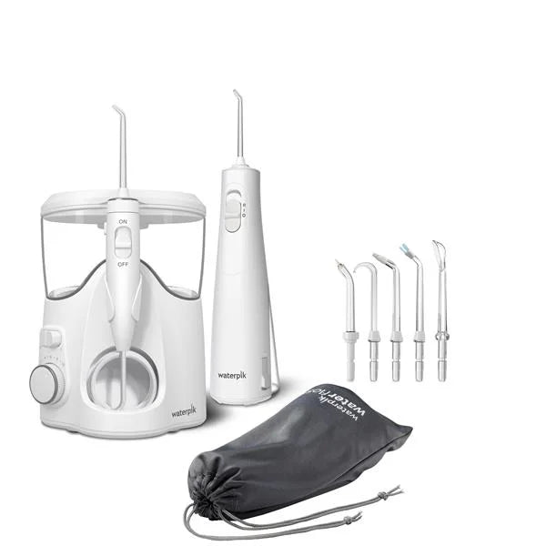 Ultra Plus and Cordless Enhance 3000 Water Flosser Combo – White (WF-150-WF-21)