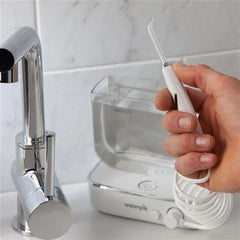 Sidekick™ Water Flosser, White with Chrome – White (WF-04CD010-1)