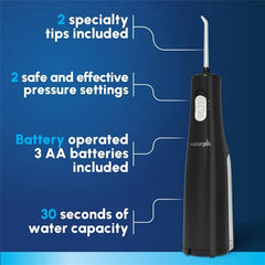 Black Cordless Express Water Flosser – Black (WF-02W012)