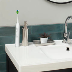 Sensonic™ Electric Toothbrush and Cordless Pearl Water Flosser Combo – White (STW-03-WF-13)